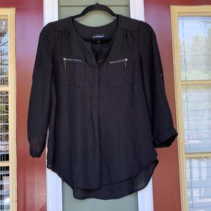 My Michelle Blouse with Zipper Pockets S